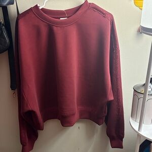 All in Motion Burgundy Women's Top